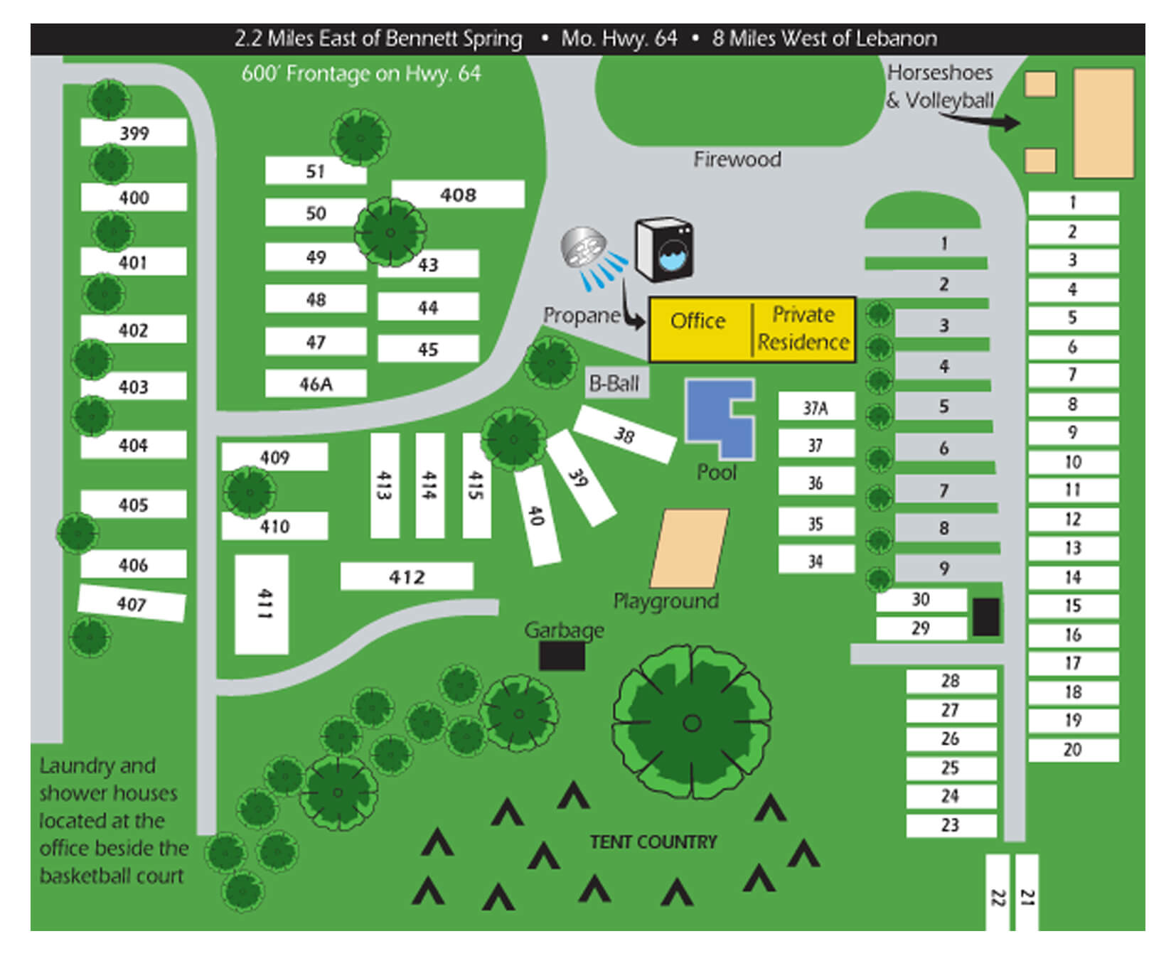 Campground map